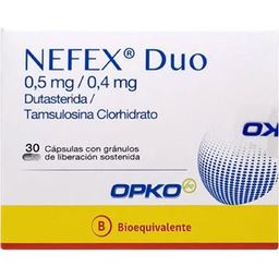 Nefex Duo 0,4/0,5 x 30 capsulas ( Ley Cenabast) OPKO